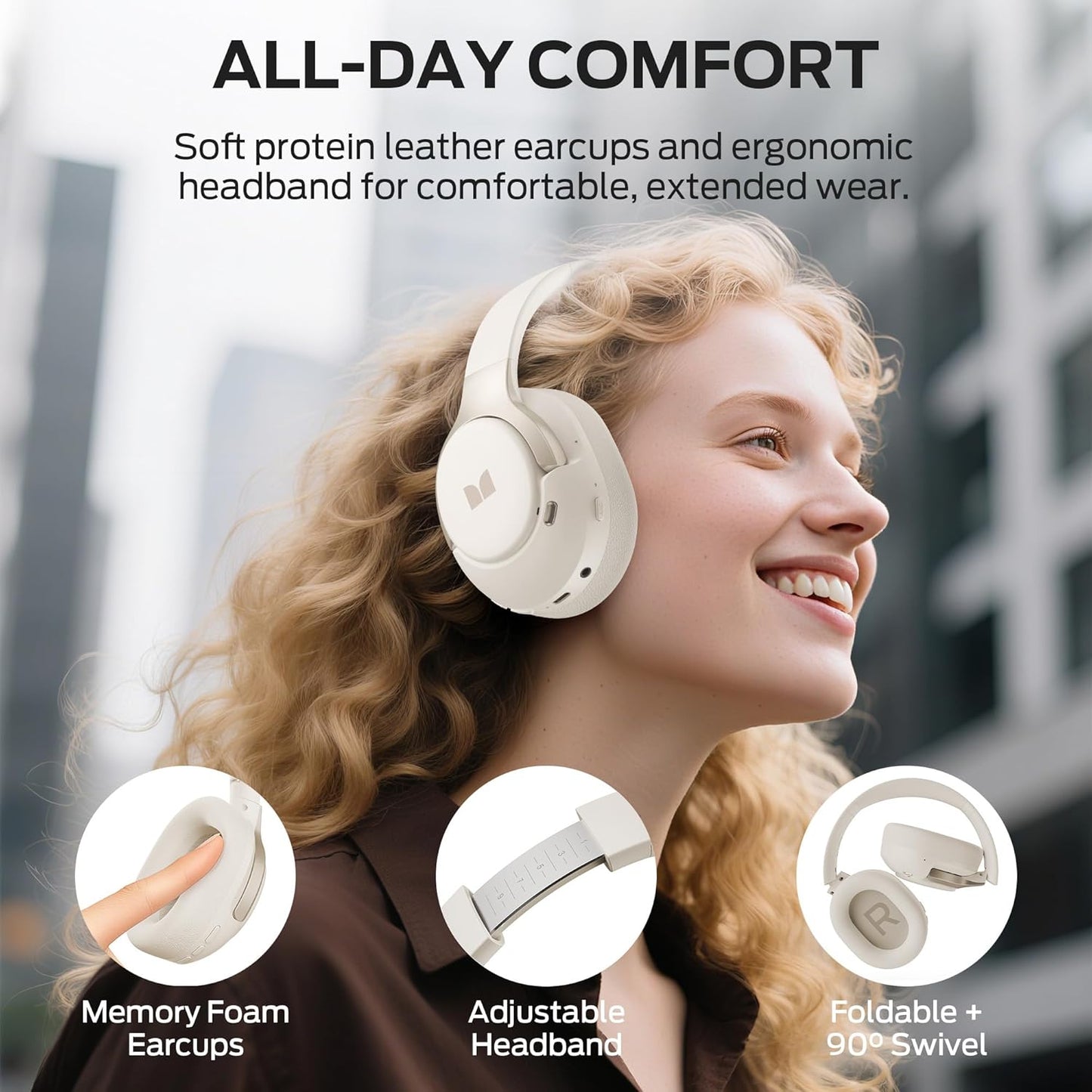 Handsfree Bluetooth Monster Persona 5th, MultiPoint, A2DP, ANC, Wit