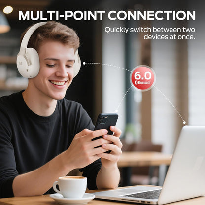 Handsfree Bluetooth Monster Persona 5th, MultiPoint, A2DP, ANC, Wit