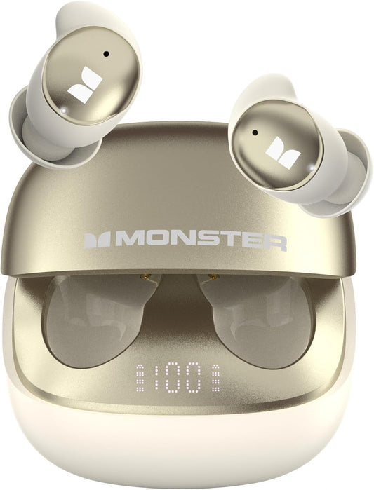 Handsfree Bluetooth Monster Sleep Ear200, TWS, ANC, Goud
