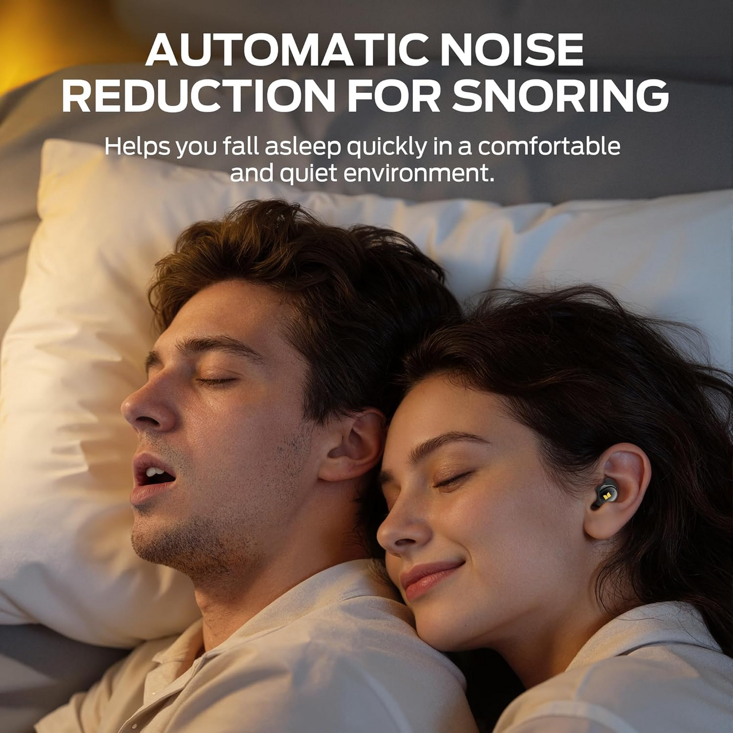 Handsfree Bluetooth Monster Sleep Ear200, TWS, ANC, Zwart