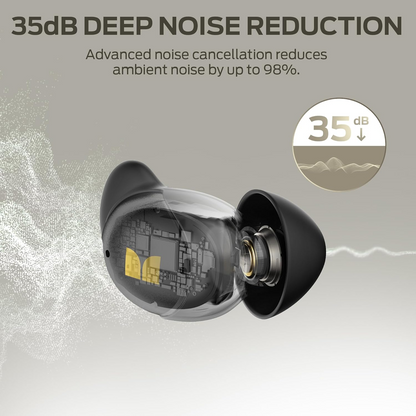 Handsfree Bluetooth Monster Sleep Ear200, TWS, ANC, Zwart