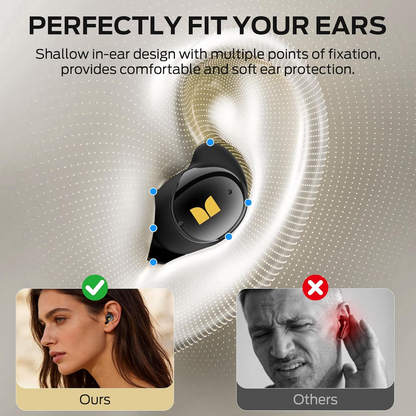 Handsfree Bluetooth Monster Sleep Ear200, TWS, ANC, Zwart