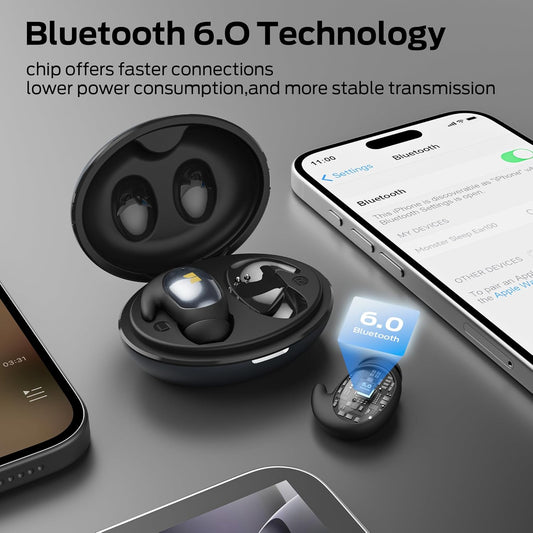 Handsfree Bluetooth Monster Sleep Ear100, TWS, Zwart