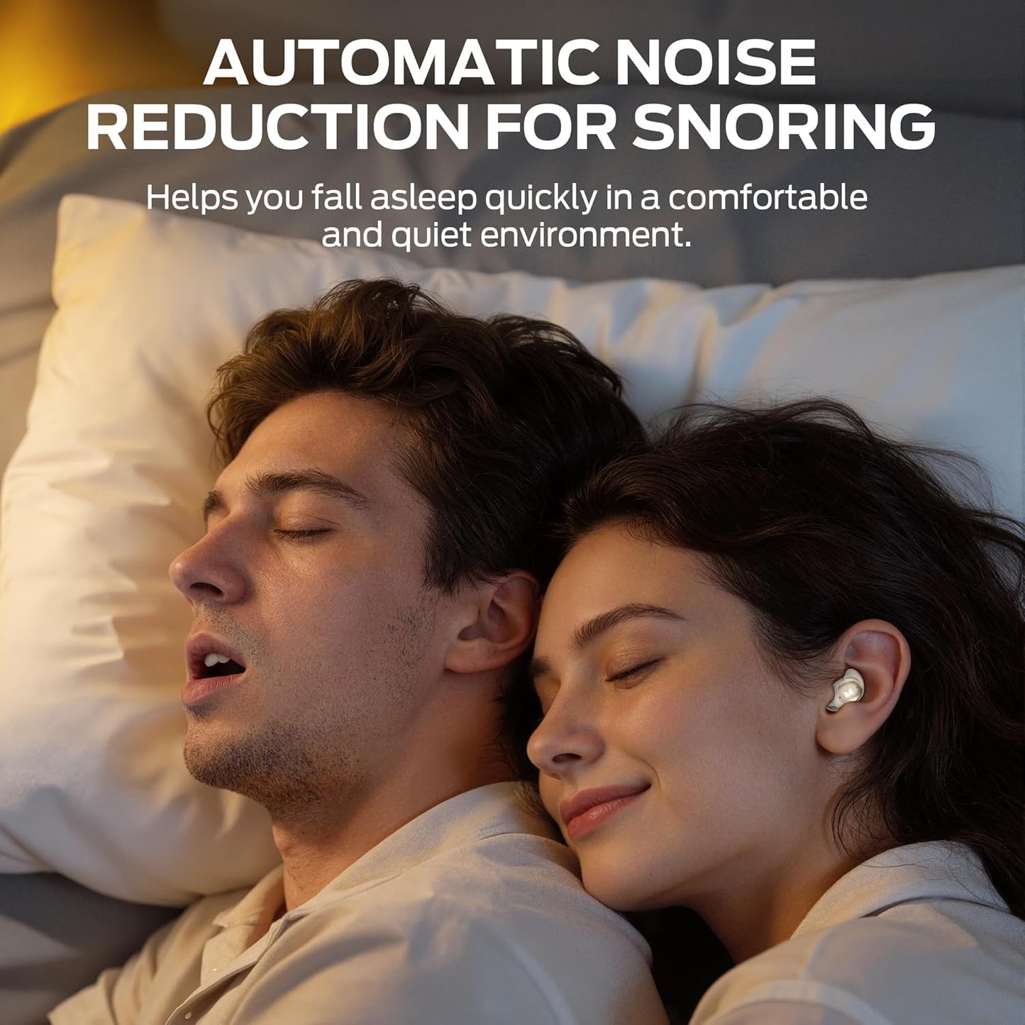 Handsfree Bluetooth Monster Sleep Ear200, TWS, ANC, Goud