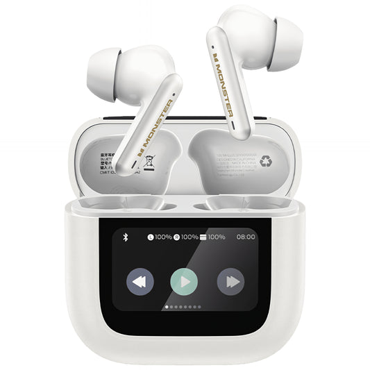 Handsfree Bluetooth Monster TH300, TWS, Wit