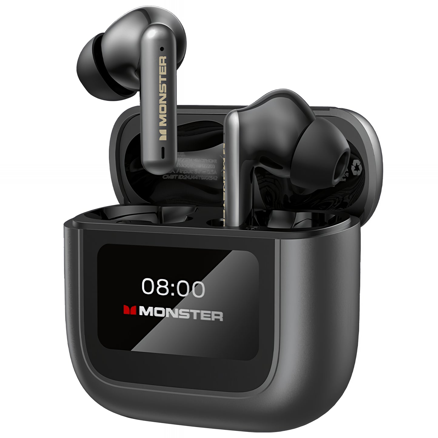 Handsfree Bluetooth Monster TH300, TWS, Zwart