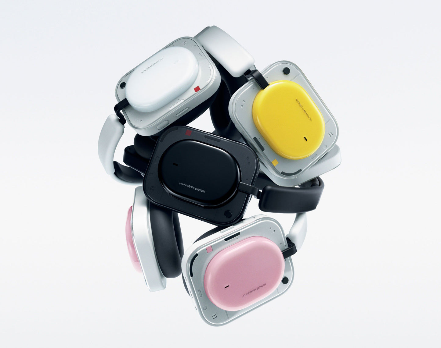 Handsfree Bluetooth Nothing Headphone (a), MultiPoint, A2DP, ANC, Roze