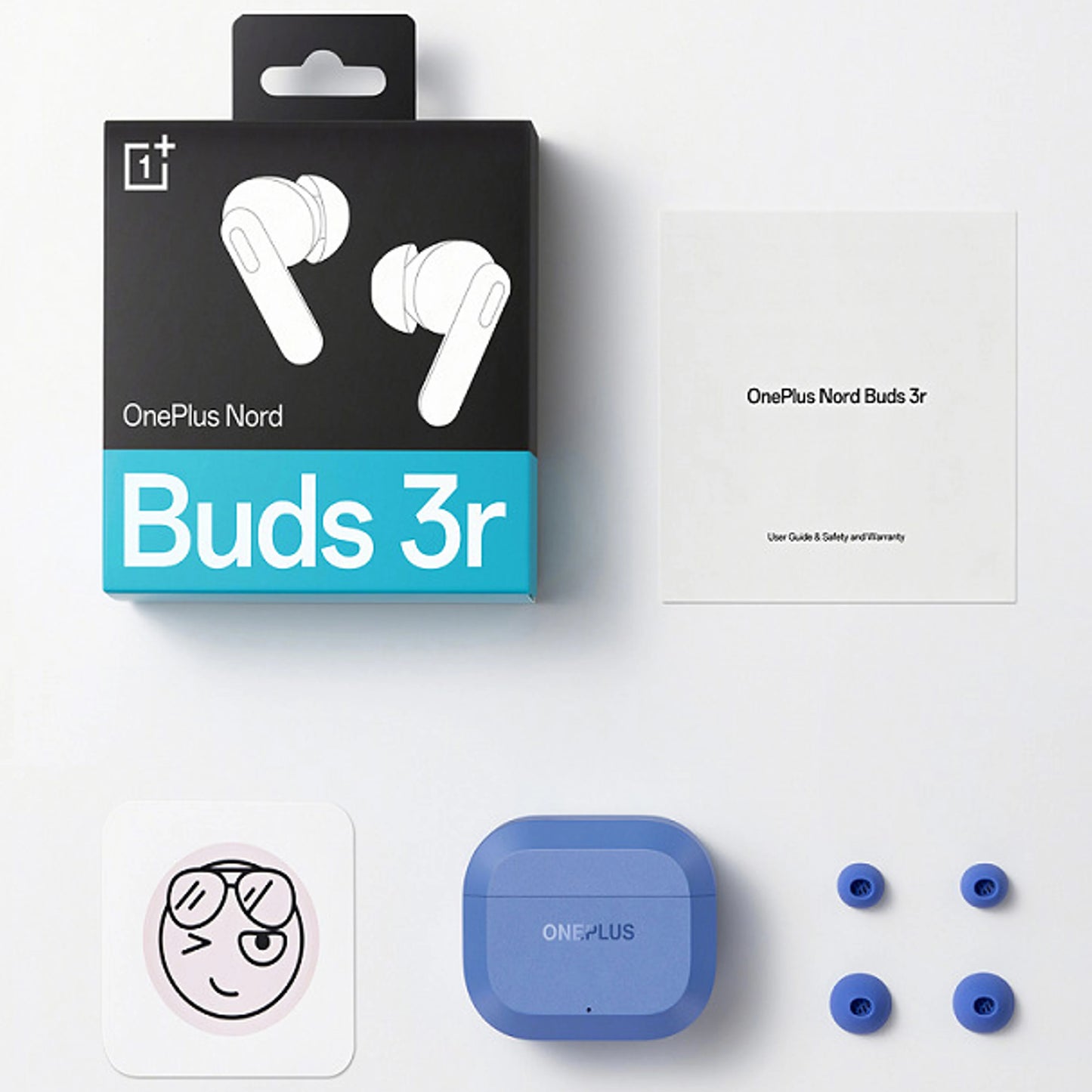 Handsfree Bluetooth OnePlus Nord Buds 3R, TWS, MultiPoint, Blauw 5481159040