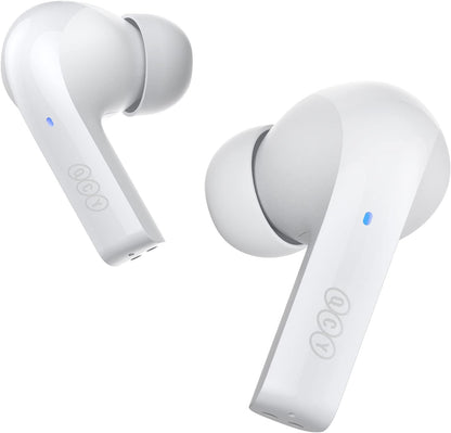 Handsfree Bluetooth QCY T18, TWS, Wit 