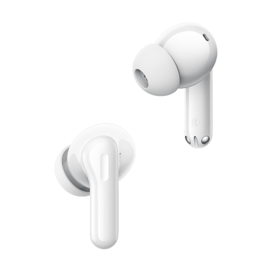 Handsfree Bluetooth Realme Buds T200, TWS, ANC, MultiPoint, Wit