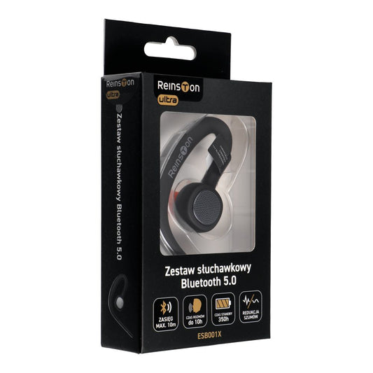 Handsfree Bluetooth Reinston ESB001X, MultiPoint, A2DP, Zwart