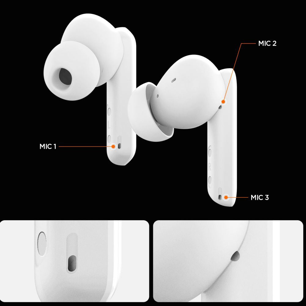 Handsfree Bluetooth Spigen SA2402, TWS, ANC, Zwart ASD07888