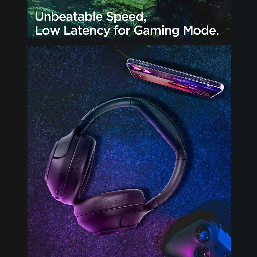 Handsfree Bluetooth Spigen SA2403, A2DP, ANC, Black