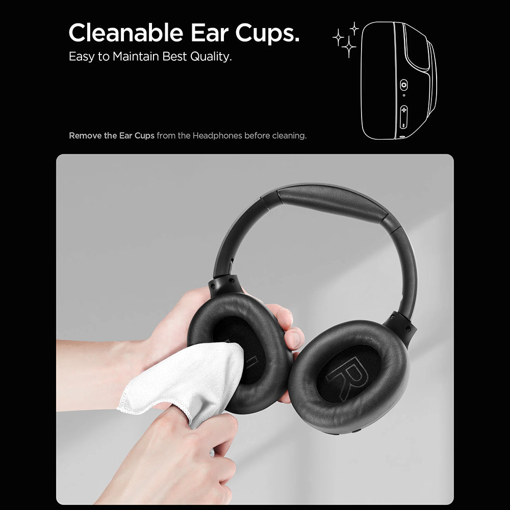 Handsfree Bluetooth Spigen SA2403, A2DP, ANC, Black