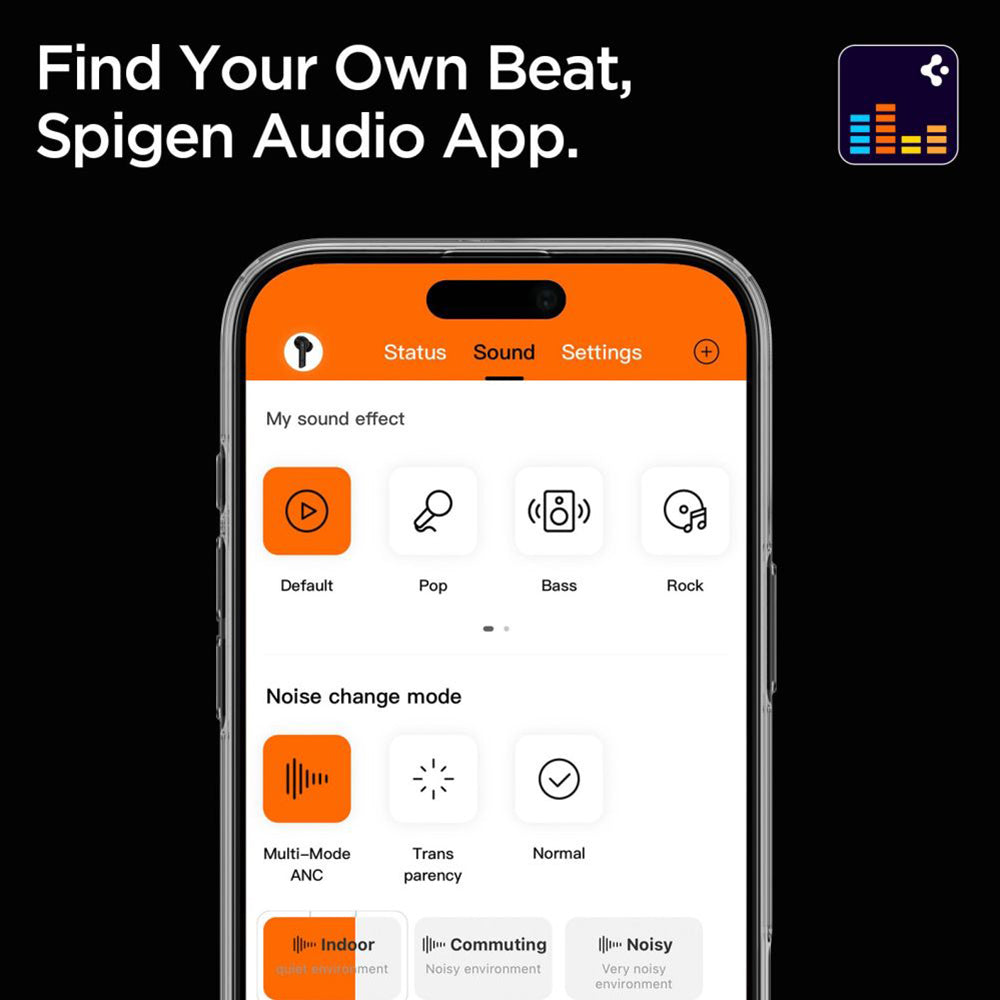 Handsfree Bluetooth Spigen SA2403, A2DP, ANC, Black