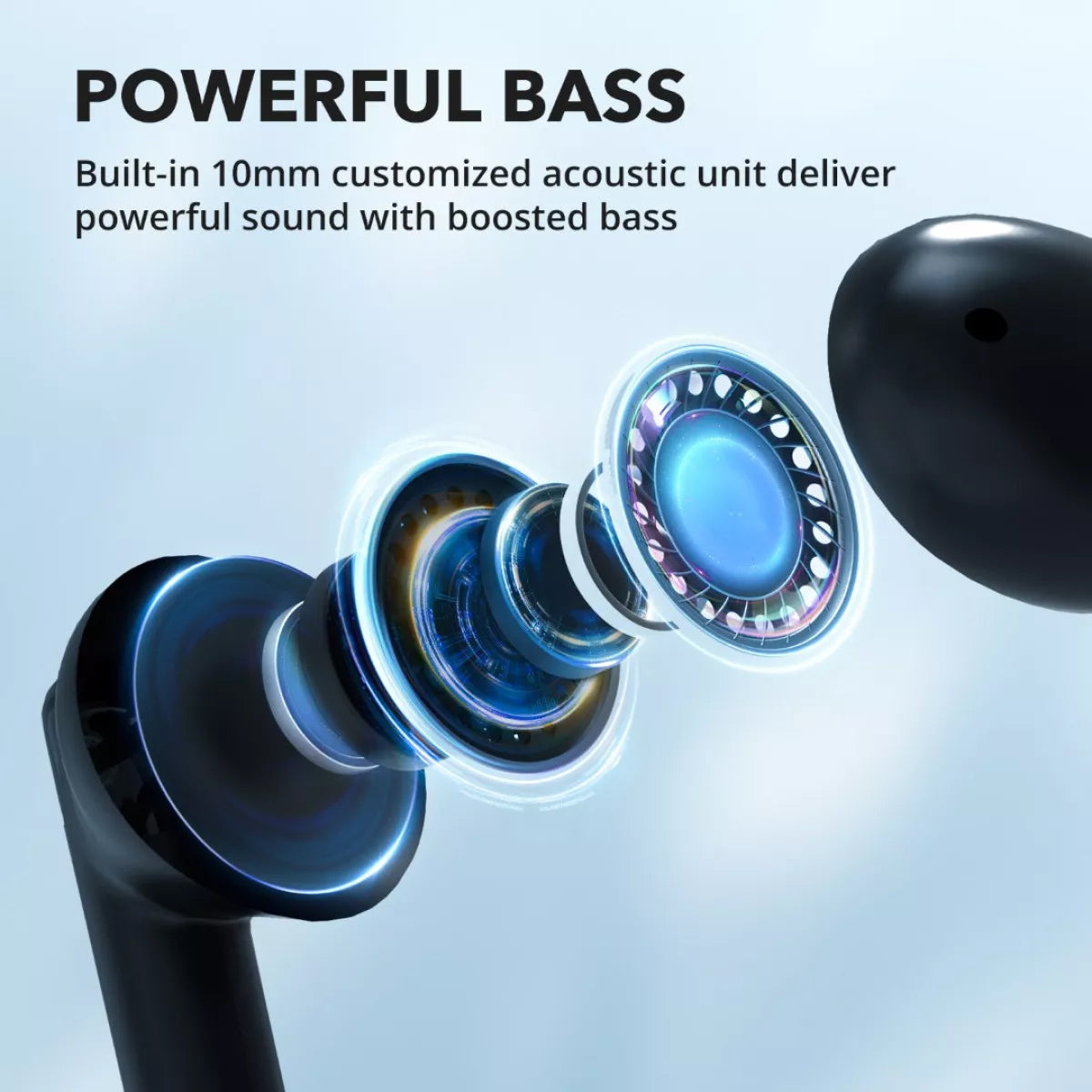 Handsfree Bluetooth TaoTronics TT-BH1120, TWS, Zwart