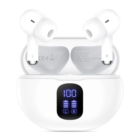 Handsfree Bluetooth Tech-Protect Ultraboost Pro G2, TWS, Wit