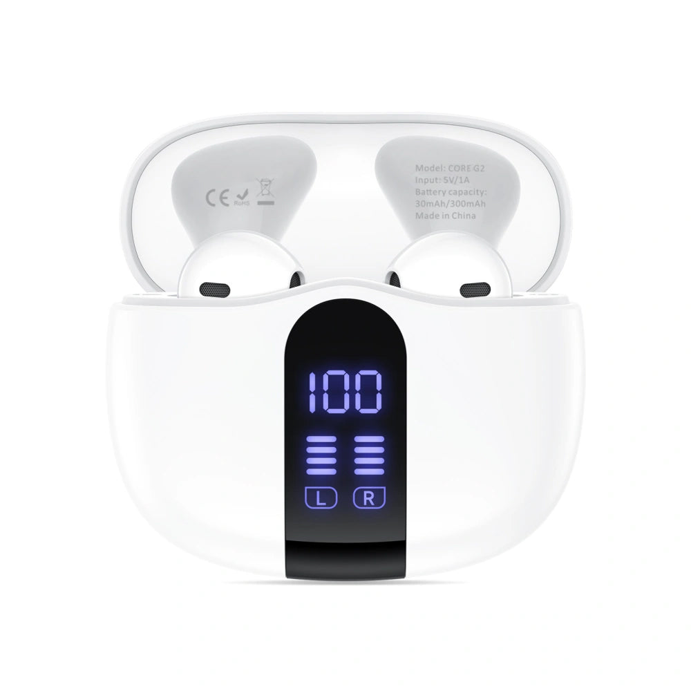 Handsfree Bluetooth Tech-Protect Ultraboost Core G2, TWS, Wit