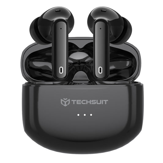 Handsfree Bluetooth Techsuit CW1 Audira Pro, TWS, ANC, Zwart