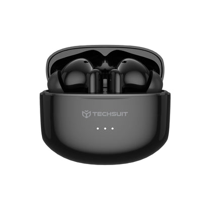 Handsfree Bluetooth Techsuit CW1 Audira Pro, TWS, ANC, Zwart