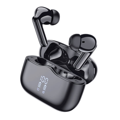 Handsfree Bluetooth Techsuit CW2 VelarX One, TWS, ANC, Zwart