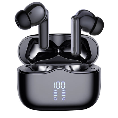 Handsfree Bluetooth Techsuit CW2 VelarX One, TWS, ANC, Zwart