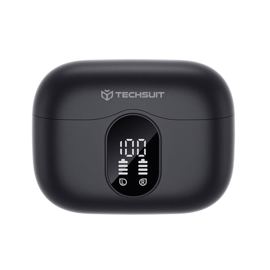 Handsfree Bluetooth Techsuit CW3 WaveBeat 100, TWS, ANC, Zwart