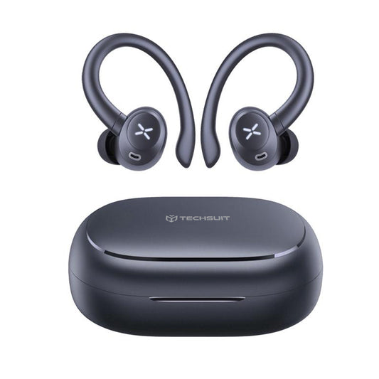 Handsfree Bluetooth Techsuit CW4 AirTune, TWS, Zwart