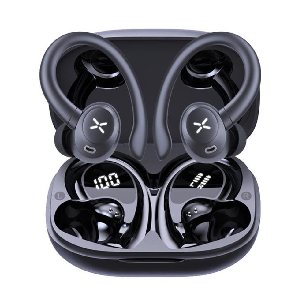 Handsfree Bluetooth Techsuit CW4 AirTune, TWS, Zwart