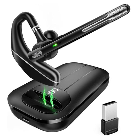 Bluetooth Callcenter Headset Techsuit Hearyo A6L, Zwart