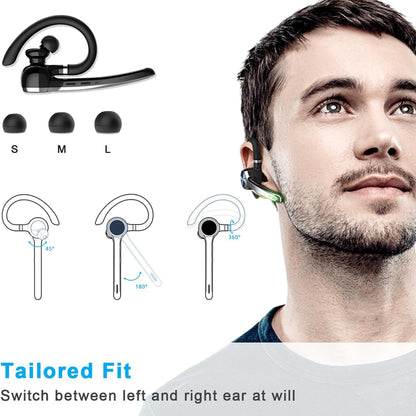 Handsfree Bluetooth Techsuit NeXound G7, MultiPoint, A2DP, Zwart