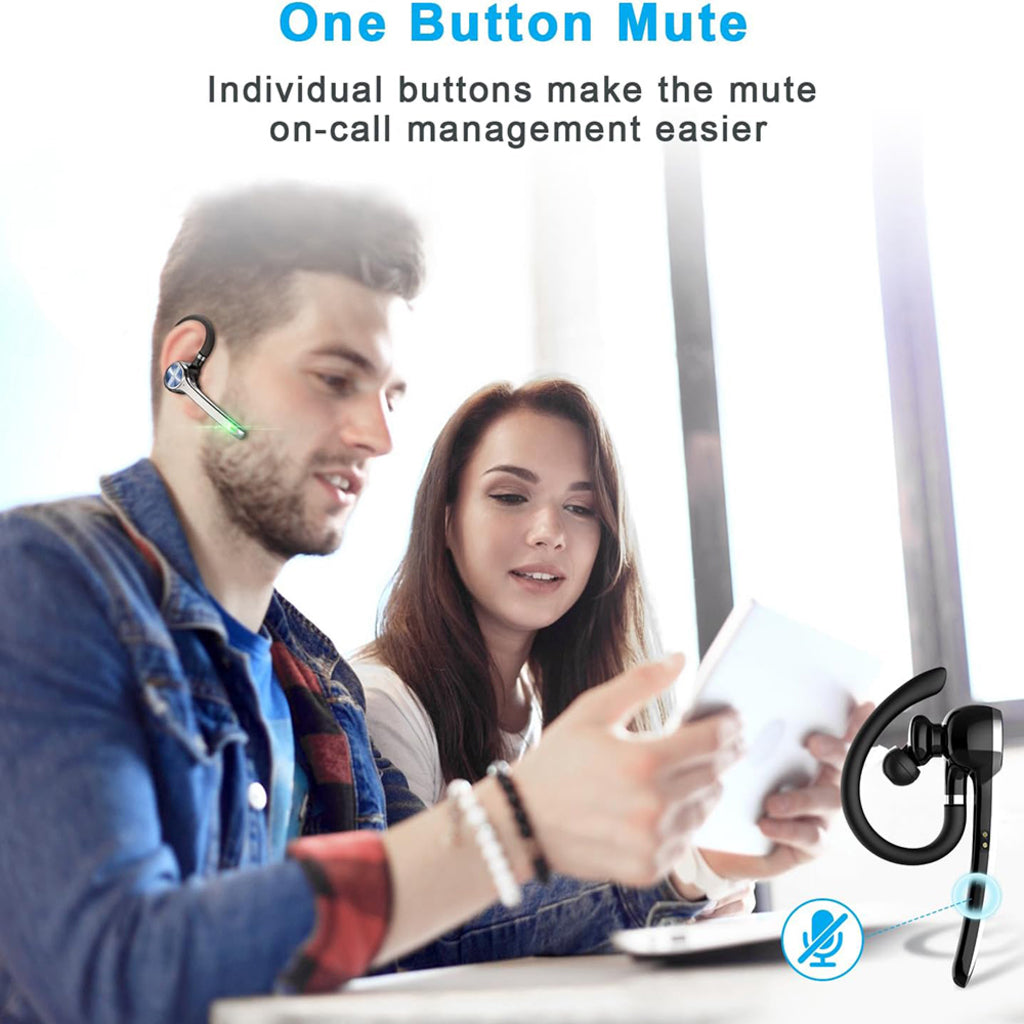 Handsfree Bluetooth Techsuit NeXound G7, MultiPoint, A2DP, Zwart