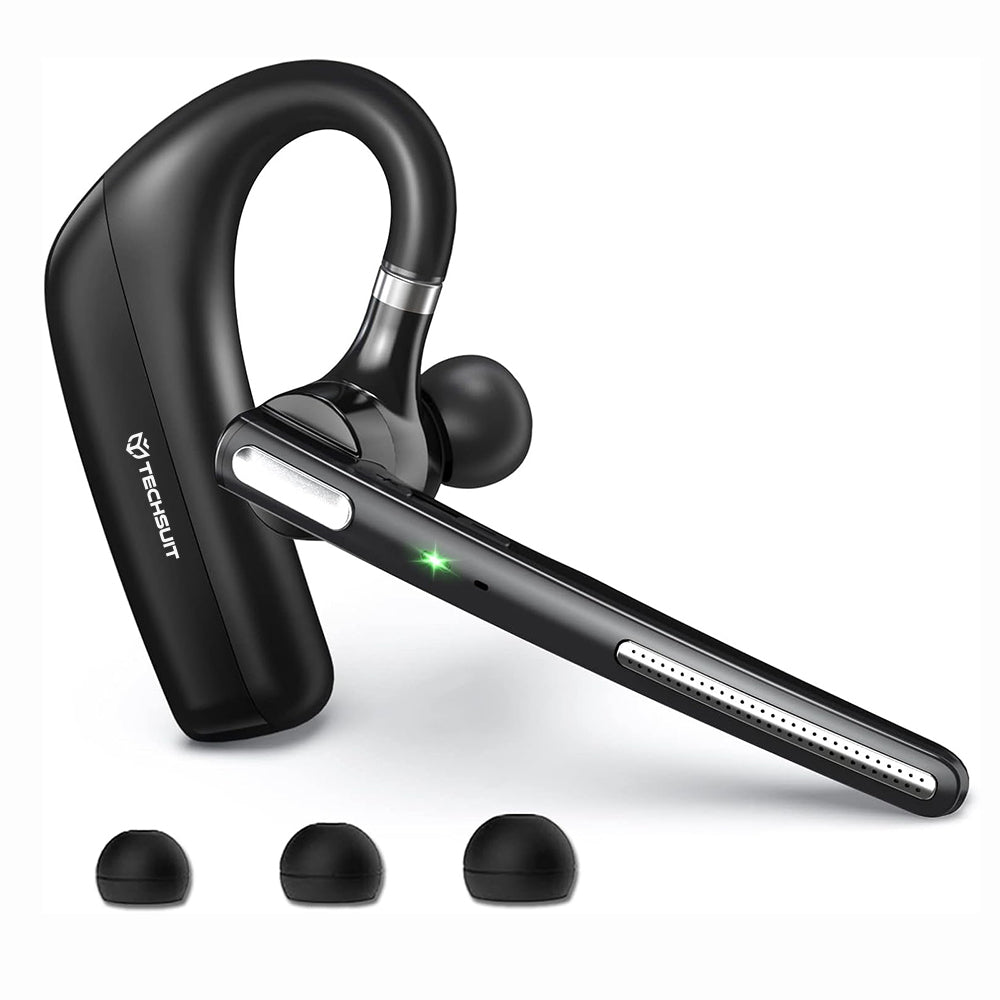 Handsfree Bluetooth Techsuit PowerTalks G6, MultiPoint, A2DP, Zwart