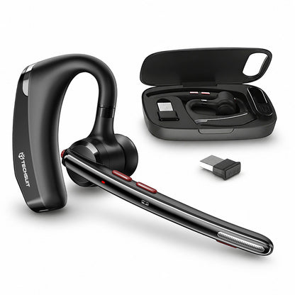 Bluetooth Headset Techsuit SoundForce Pro G10 Callcenter, A2DP, Zwart