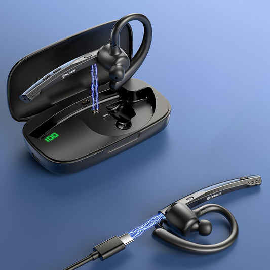Handsfree Bluetooth Techsuit Vocelis Pro CB4, A2DP, Blauw