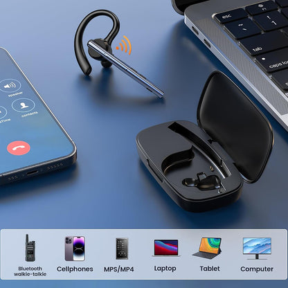Handsfree Bluetooth Techsuit Vocelis Pro CB4, A2DP, Blauw
