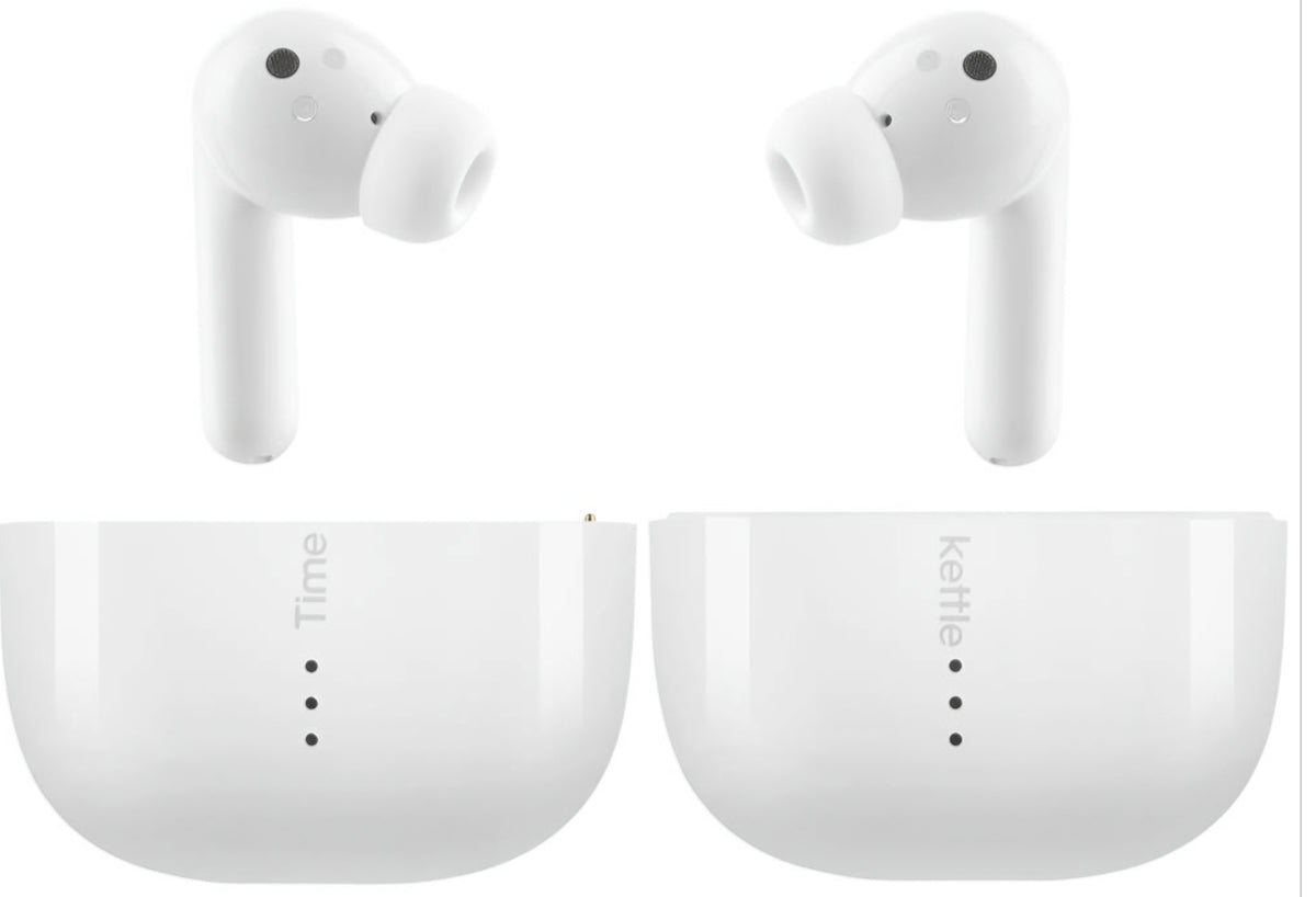Handsfree Bluetooth Timekettle M3 Vertaler, TWS, ANC, Wit