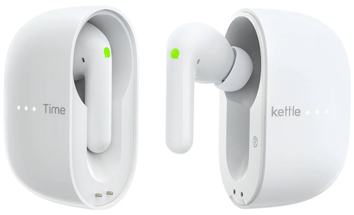 Handsfree Bluetooth Timekettle M3 Vertaler, TWS, ANC, Wit