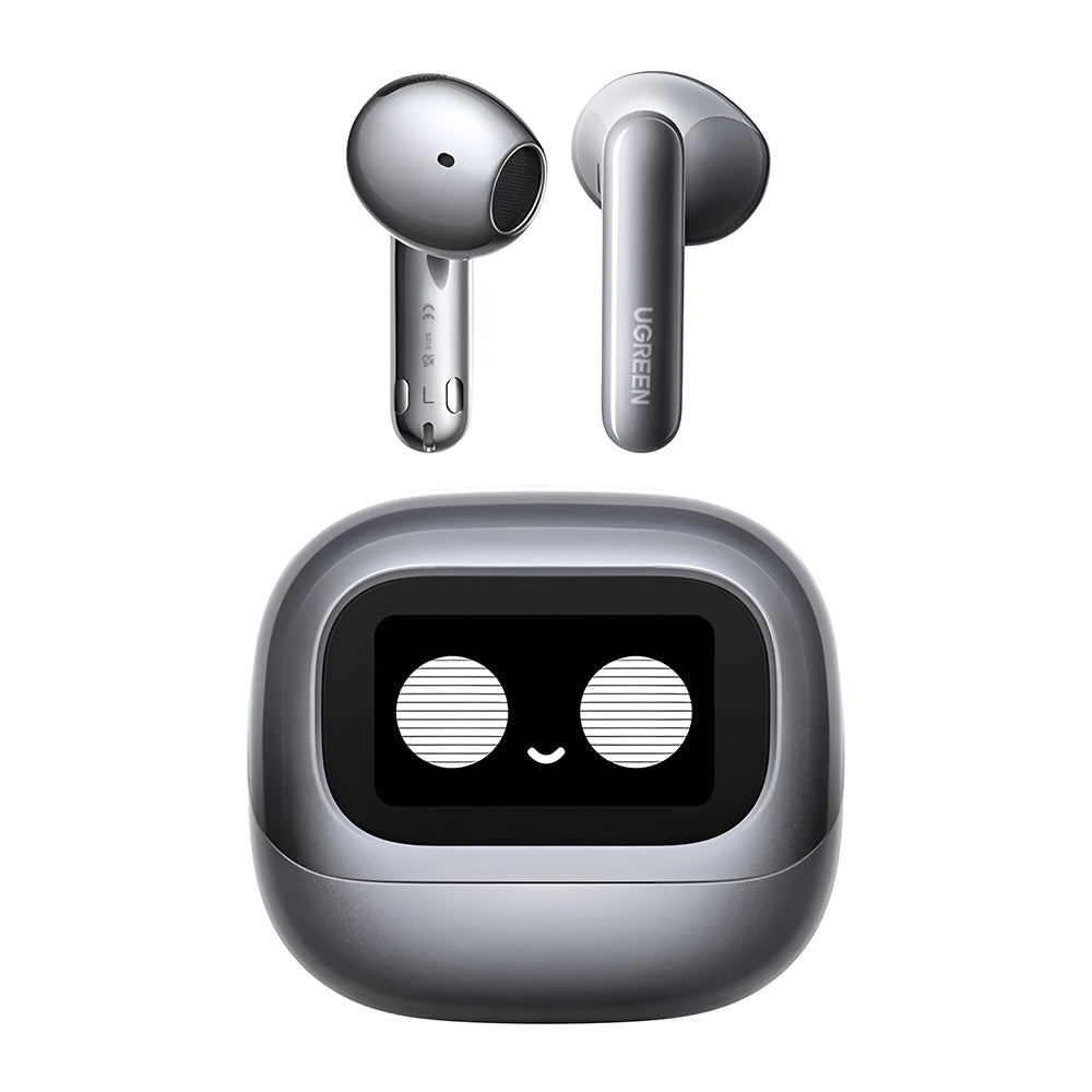 Handsfree Bluetooth UGREEN HiTune H6 Magic WS216 (75288), TWS, ANC, MultiPoint, Grijs