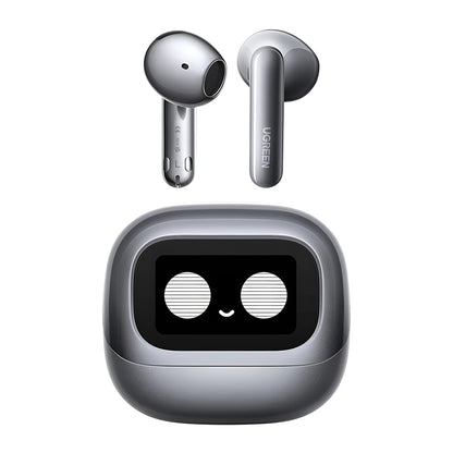 Handsfree Bluetooth UGREEN HiTune H6 Magic WS216 (75288), TWS, ANC, MultiPoint, Grijs