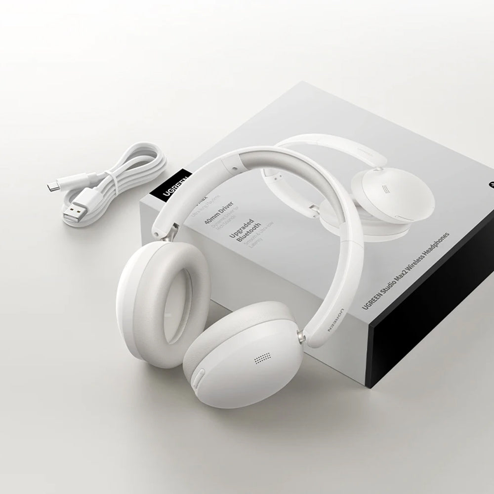 Handsfree Bluetooth UGREEN HiTune Max 2 HP205, MultiPoint, A2DP, ANC, Zwart