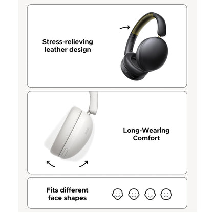 Handsfree Bluetooth UGREEN HiTune Max 2 HP205, MultiPoint, A2DP, ANC, Zwart