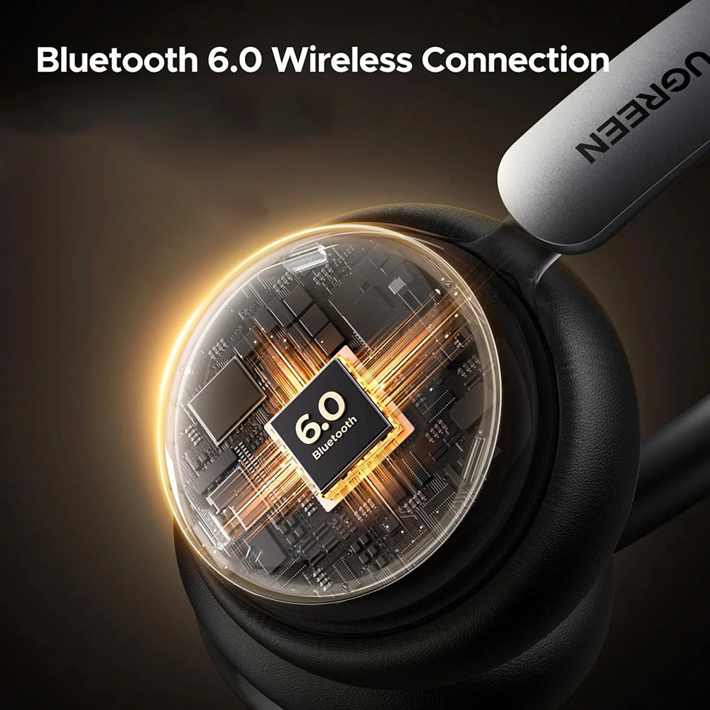 Handsfree Bluetooth UGREEN HiTune Studio Plus HP207, A2DP, ANC, Bruin