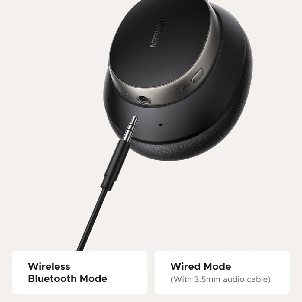 Handsfree Bluetooth UGREEN Studio Pro HP206, A2DP, ANC, Zwart