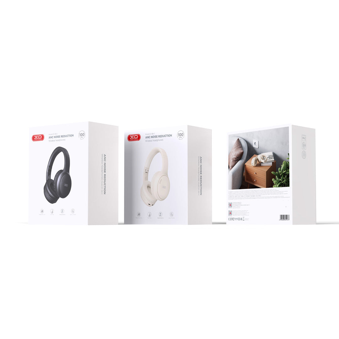 Handsfree Bluetooth XO Design BE41, A2DP, ANC, Zwart 