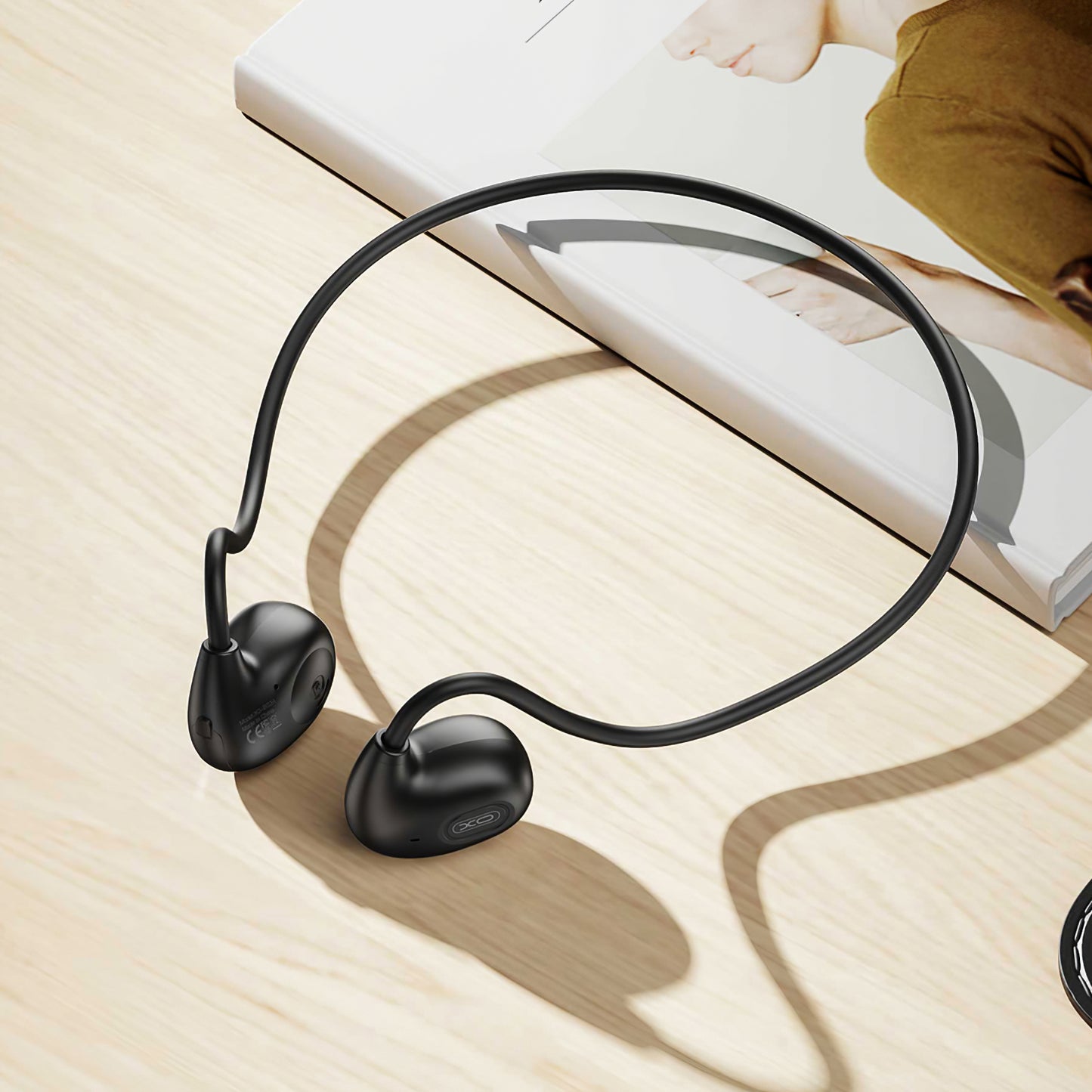 Handsfree Bluetooth XO Design BS34 Bot, A2DP, Zwart