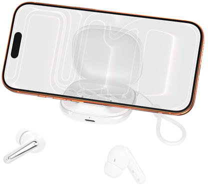 Handsfree Bluetooth XO Design G53, TWS, ANC, Wit