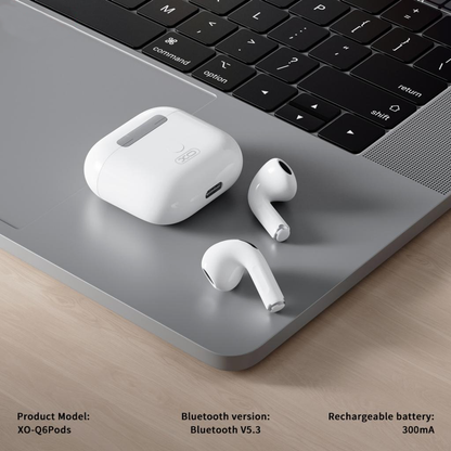 Handsfree Bluetooth XO Design Q6 Pods, TWS, Wit
