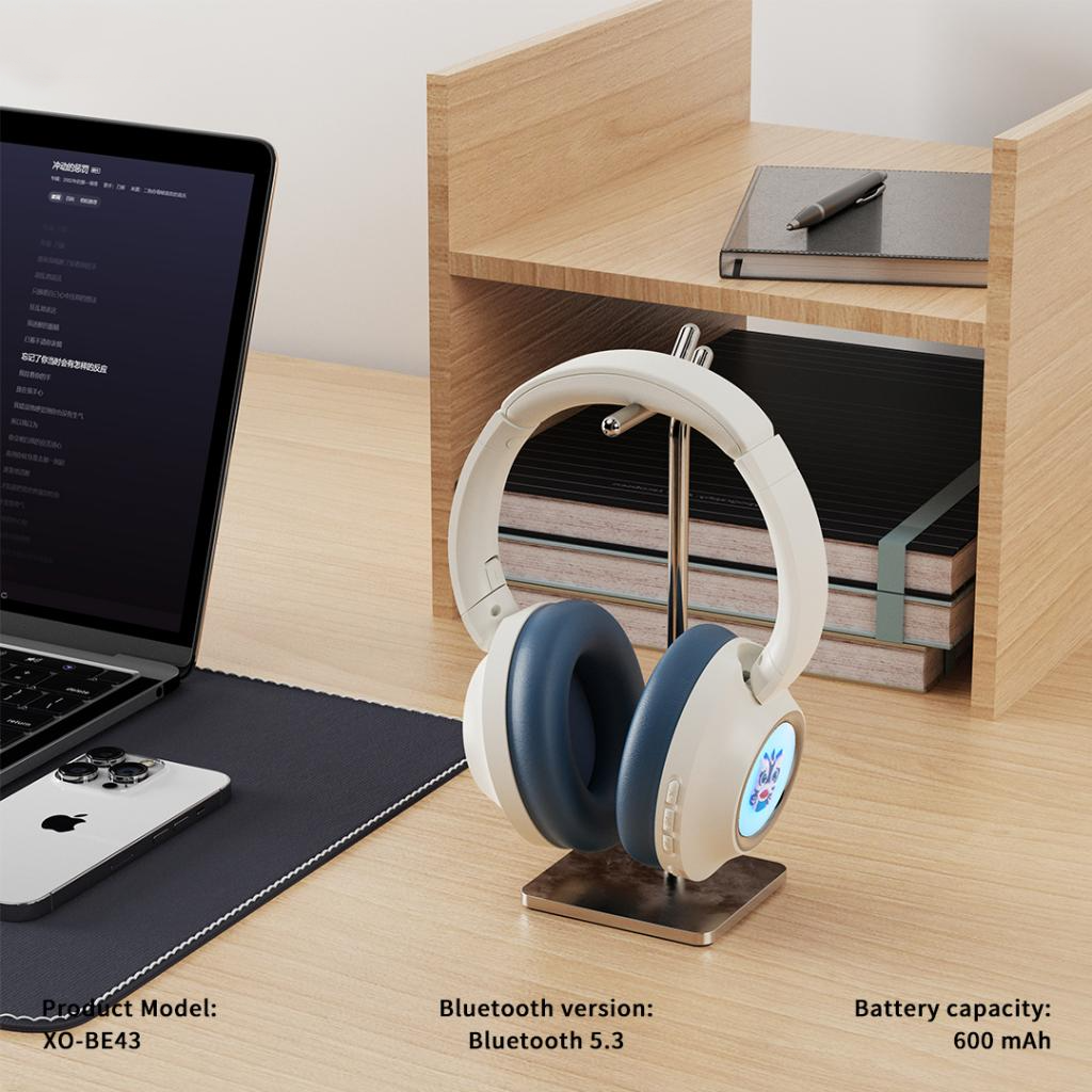 Handsfree Bluetooth XO Design BE43, A2DP, Blauw