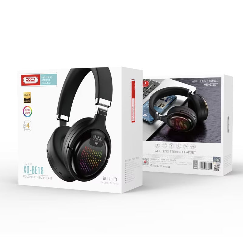 Handsfree Bluetooth XO Design BE18 Glare, A2DP, Zwart